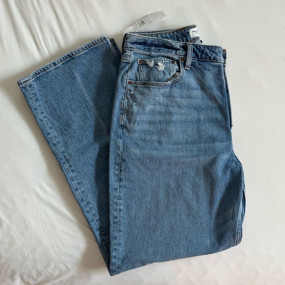 Abercrombie 90's Relaxed High Rise Jeans Curve Love 32